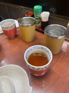 お水とお茶